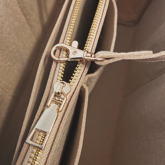 FELT beige insert pocket ORGANIZER Neverfull MM - Picture 4 of 4